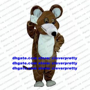 Braunes Gopher-Feldmaus-Maskottchen-Kostüm, Wühlmaus, wilde Ratte, für Erwachsene, Zeichentrickfigur, Cosplay, Kostüm, Werbebotschafter zx2693