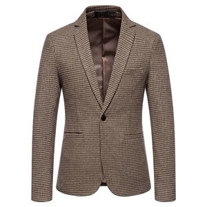 Ternos masculinos Blazers cair e inverno Men Slim Fit Blazer Jaqueta Moda Moda Moda Mens Vestido de Noiva Casual Business Masculino 4xl 221111