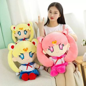 Plush Dolls Anime Sailor Moon PlushToy Cute Moon Hare Hand-made Stuffed Doll Sleeping Pillow Soft Cartoon Brinquidos Girl 25-60cm
