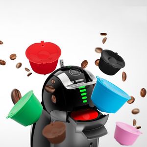 Filtros de caf em casa para Moka Machine Reutilable Capsule Coffee Filtro Cup Solder Silger Kitchen Coffeeware br E3