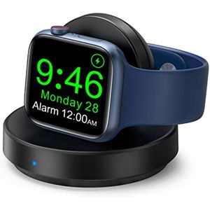 Портативная магнитная зарядная дока для Apple Watch Watch Wireless Fast Charger Stand совместима с Apple Watch Series 8 7 SE 6 5 4 3