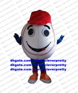 Tennis Ball Tenis Balls Mascote Costume de beisebol Softball Softball Baseballs Personagem adulta