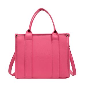 pink color designer bags tote bag plain Artwrk handbag gift for Christmas Thanksgiving Day shoulder womens totes for shoping letter with single strap lpm