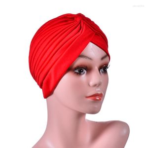 Bandane Donne musulmane India Foulard Sleep Night Cap Perdita di capelli Chemio Caps Cappello islamico Copricapo Stretch Head Wrap