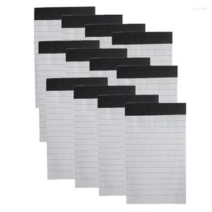 PCS White Pocket Notebook Refills 3x5 tum handskrivning med 30 fodrat papper per påfyllningsbar memobok