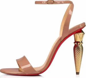 Zapatos de mujer de moda multicolores Sandalias de tac￳n de forma especial Europeo y americano 2022 zapatos de dise￱ador talla 35-42 Stiletto Slipper
