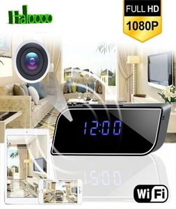 Other Clocks Accessories US EU UK Plug HD 1080P WiFi Camera Alarm Clock With Motion Detection IR Night Vision Security Realtime7906841
