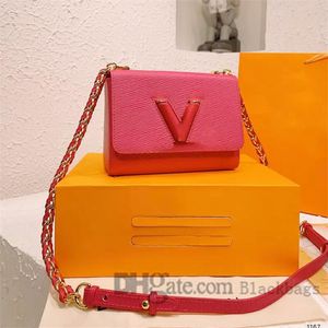 Twist bag designer Luxury Handbags kedja Crossbody Shoulder Bag Lady Purse plånbok