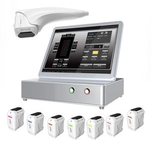 11 satır 8 Kartuş Makine Diğer Güzellik Ekipmanı Yüksek Yoğunluklu Ultrason Cilt Sıkma Yüz Kaldırma Kırışıklık Çıkarma Tedavi Cihazı
