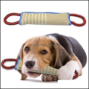 Addestramento del cane Obedience Iinen Addestramento del panno Obedience Cani che mordono Bastone in pura pelle Interactive Molar Trainings Supplies Tedesco S Dhfz4