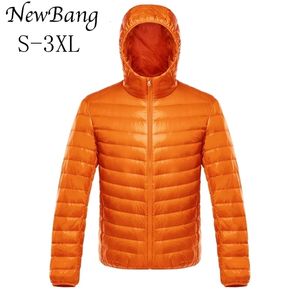 Men's Down Parkas Bang Coat Macho Ultra Light Jacket Jackets Warm Windbreaker Brocassagem leve Puffer Parka 221111