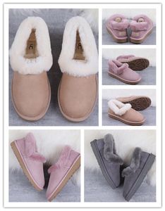 WGGS Шерстяные ботинки Luxury Brand Designer Uggitys Snow Boots Fashion Heel туфли ugglie зима теплые туфли Высококачественные меховые интегрированные ботинки