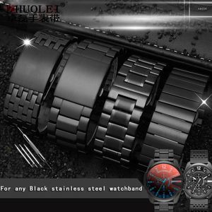 Watch Bands For Seven On Friday Stainless Steel Strap 22mm 24mm 26mm 28mm 30mmLarge Size Men Metal Solid Wrist Band Bracelet