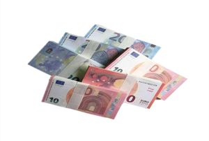 50 Party Supplies Fake Money Sedel 5 10 20 50 100 200 US Dollar Euros Realistic Bar Props Currency Movie Money Fauxbillets Co3019774