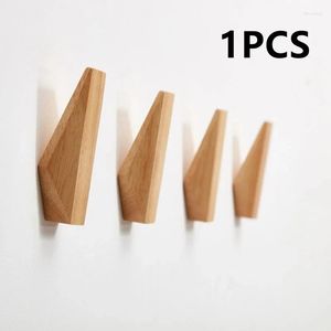 Ganci 1 pz Appendiabiti in legno Design a vite Decorazione moderna naturale Portachiavi Appendiabiti da parete Nordic Home Rack