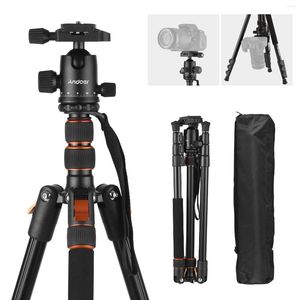 Tripods 200cm 2-in-1 Pography Video Camera Tripod for Phone Max。 5kg荷重アルミニウム合金360°回転可能なボールヘッドとキャリーバッグ