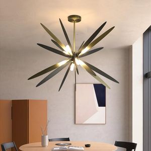Chandeliers Biewalk Modern Black LED Dragonfly Shape For Bedroom Living Room Lamp Ceiling Indoor Lighting Fixtures Decor Cristal