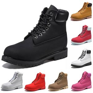 Hot Luxury Boots Ankle Leather Motorcycle Cowboy Martin Western Wholesale Fashion Original Black White Blue Brown Pink Yellow US 12 EUR 36-45 Mens Womens Booties