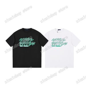 xinxinbuy Maglietta da uomo firmata Paris Graffiti lettera musica stampa manica lunga cotone donna verde nero blu bianco S-XL