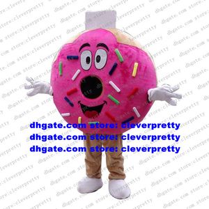 Donut Mister Donut Sweet Buns Traje Mascote Fantas de desenho animado de desenhos animados de caráter de caráter trajes de desempenho de negócios abertos zx2488