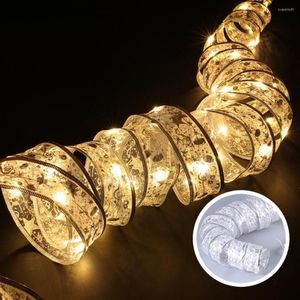 Christmas Decorations String Light 1 Set Excellent Luminous Plastic Ribbon LED Decor For Shopping Mall