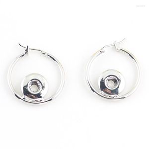 Dangle Earrings 12/18mm Snap Button Clip On For 12mm 18mm DIY Jewelry