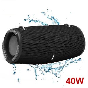 Przenośne głośniki 40 W Wysoka moc dla Bluetooth subwoofer TWS bezprzewodowy wodoodporny odtwarzacz muzyki kolumna dźwiękowa Caixadesom 221022