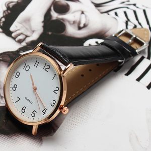 HBP Ladies Numeral Arabic Assista Artificial Leather Analog Quartz Rel￳gios WristWatch Ladies Bracelet Luxury Wrisrwatches Casual Montres de Luxe