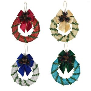 Decorative Flowers 25cm Hanging Christmas Garland Tabletop Centerpieces For Winter Home Decor