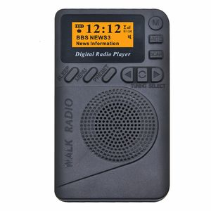 Radyo Cep Dabdab Dijital Radyo FM LCD Ekran İyi Ses Hoparlör Uzun Pil Ömrü Taşınabilir Mini Radyo Alıcı 221025