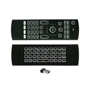 Smart Remote Control MX3 Backlight Air Mouse Wireless Mini Keyboard 2.4Ghz For Android TV Box PC Motion Sensing Gamer ler 221020