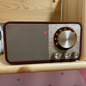 Portable Speakers Wooden Bluetooth-Compatible 5.0 Speaker Retro Classic Soundbox Stereo Surround Super Bass Subwoofer AUX FM Radio For Computer PC 221022