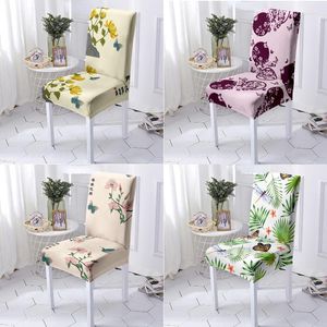 Chair Covers Butterfly Floral Print Cushion Folding Armchair Computer Dining Cover Accent Chairs For Living Room Stool