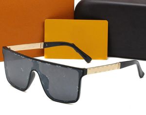 Solglasögon bokstav v Solskydd från UV-strålar fyrkantig båge högkvalitativ designer för kvinna Herr Miljonär lyxstjärna solglasögon