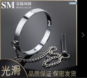 SM alternative toy K9 metal neck collar dog collar training torture equipment male and female m slave adult sex toys