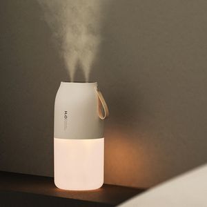 Andra Home Garden Wireless Air Firidifier AROM Diffuser 2000mah Batterisladdningsbar dubbel munstycke Essential Oil Mist Maker 221012