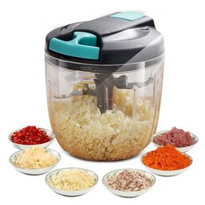 Juicers 900 ml Multifunktion K￶ttkvarn Granskar Vegetabilisk Chopper Vitl￶k Masher Hand Mincer S￤songarna N￶tter Ice Cooking Kitchen Tools 221018