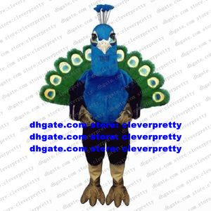 Peacock Peafowl Pavo Bird Mascot Costume Adult Cartoon Character Outfit Suit New Products Launching Restaurant Inn zx1580