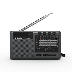 Radio XHDATA D-368 Radio FM BT Portatile AM FM SW 12 bande Ricevitore radio stereo Tasca wireless Bluetooth compatibile USB TF Lettore MP3 221025