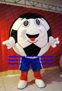 Futebol de futebol mascote de bola de bola para adultos desenhos animados de caráter de caráter de traje de casamento Exposição pedagógica ZX1652