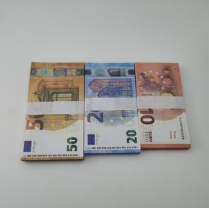 Партийные принадлежности фальшивые деньги банкнот 10 50 50 100 200 евро реалистичные игрушечные бор