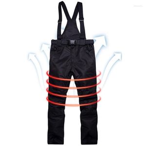 Skiing Pants Ski Men Men's Insulated Bib Trousers Waterproof Overalls For Women Winter Snowboarding