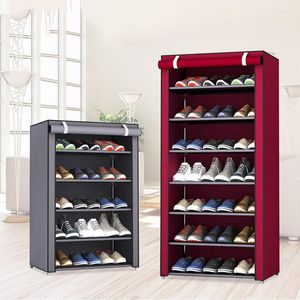 Clothing Storage Minimalist Modern Shoe Rack Non-woven Fabric Dustproof Shoes Cabinet Sundries Bags Space Saving Organizer