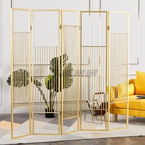 Screens Folded and hollowed out new Chinese screen partition living rooms ins luxury hotel porch decoration beauty salon simple modern Room Dividers