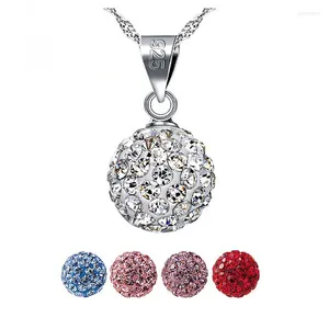 Pendant Necklaces Silver Color Shambhala Fashion Jewelry Austrian Zircon