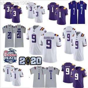 2023 LSU Tigers #9 Joe Burrow pseudonim Burreaux NCAA Odell Beckham Jr. Grant Delpit Tyrann Mathieu Leonard Chase