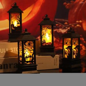 Strings Halloween Small Wind Lamp Flame Oil Vella
