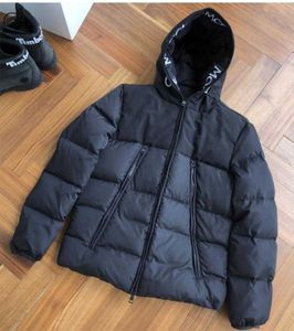 Men s Designer Embroidery Jacket Winter Warm Windproof Down Jacket Material S XL Size couple models New Clothing Feather filled