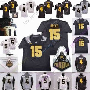 Purdue Boilermakers Football Jersey NCAA Drew Brees Aidan O'Connell King Doerue Чарли Джонс Джефферсон Хамбич Аллен