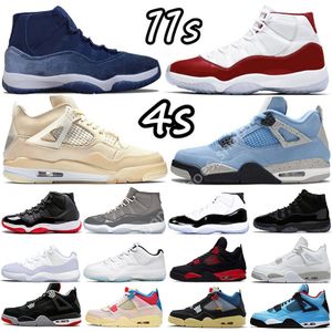top popular 4 4s Sail Mens Basketball Shoes Sneakers 11 11s Midnight Navy space jam Cherry Cool Grey Concord Gamma University Blue Fire Red Oreo Bred Black Cat women Sport Trainers 2022